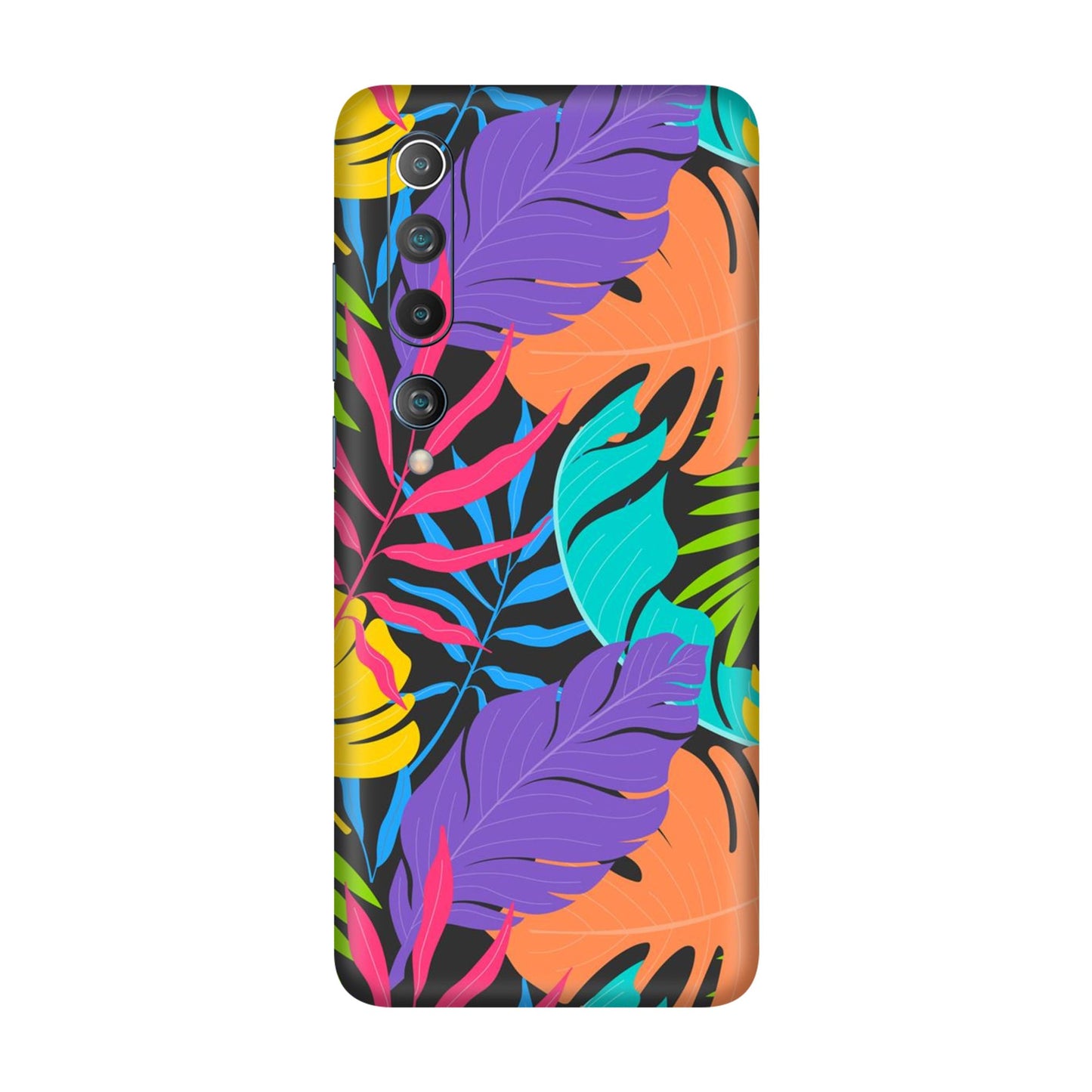 Neon Jungle Leaves Mobile Skin For Mi 10 5g