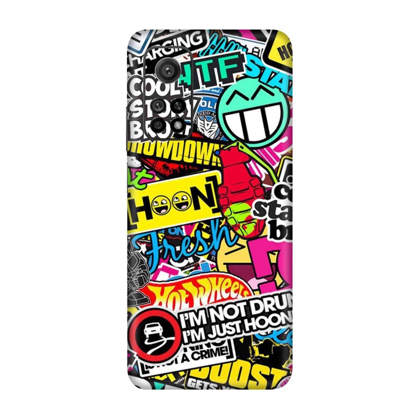 Hoonigan Sticker Bomb Mobile Skin For Mi 10T 5g