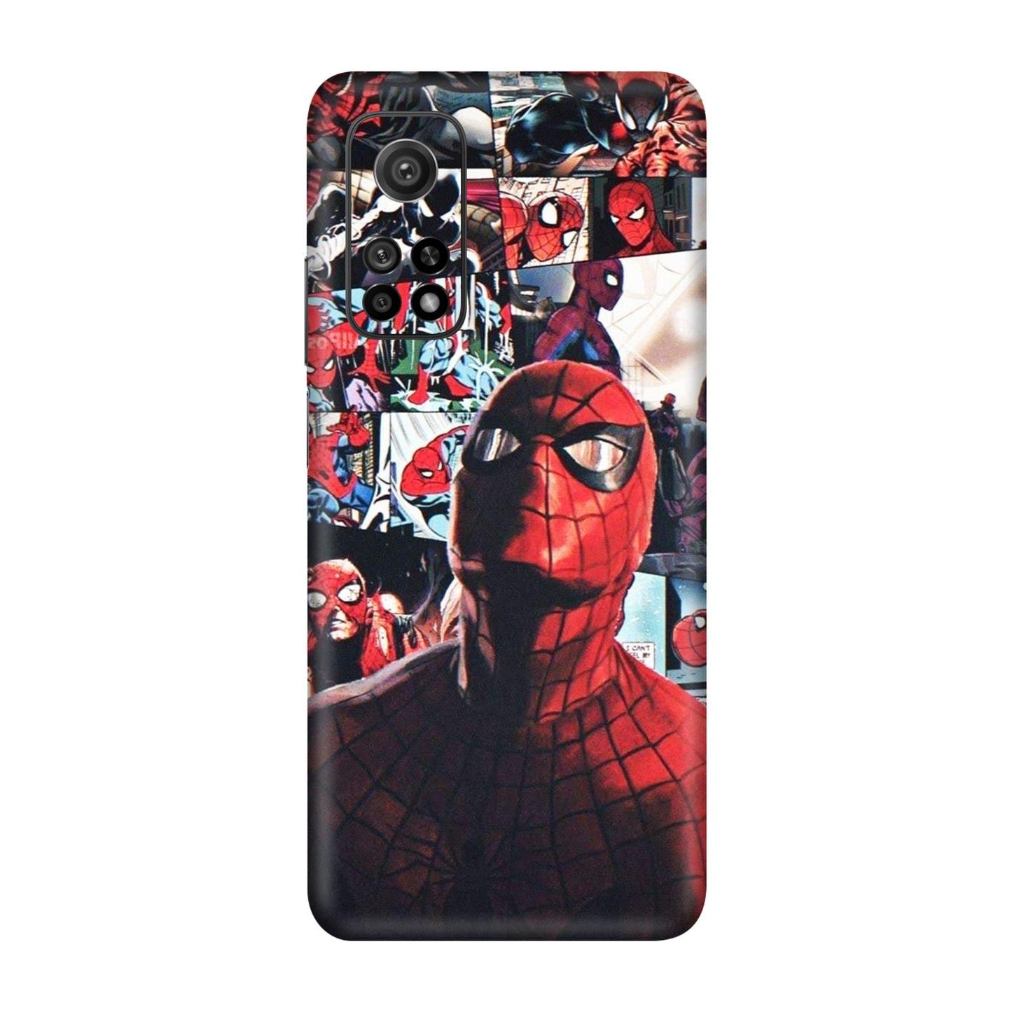 Vintage Spider Man Collage Mobile Skin For Mi 10T 5g