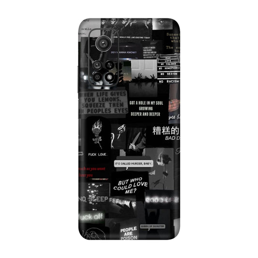 Bad Day Dark Collage Mobile Skin For Mi 10T 5g