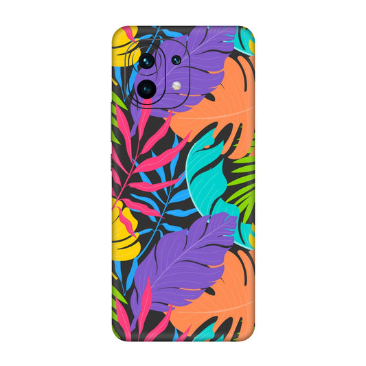 Neon Jungle Leaves Mobile Skin For Mi 11 5g