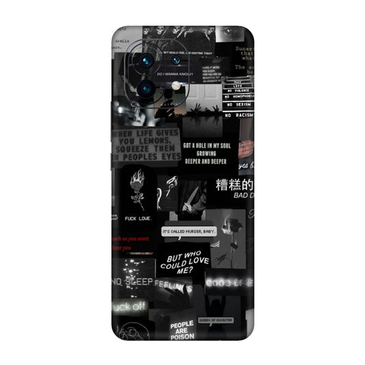 Bad Day Dark Collage Mobile Skin For Mi 11 5g