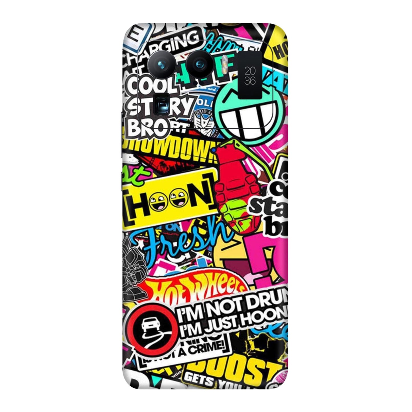 Hoonigan Sticker Bomb Mobile Skin For Mi 11 Ultra
