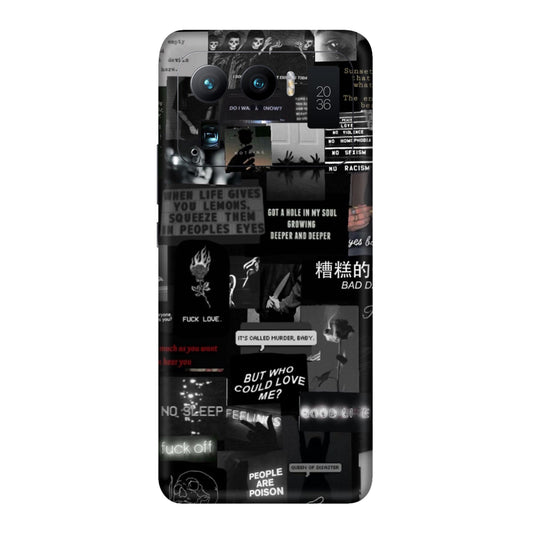 Bad Day Dark Collage Mobile Skin For Mi 11 Ultra