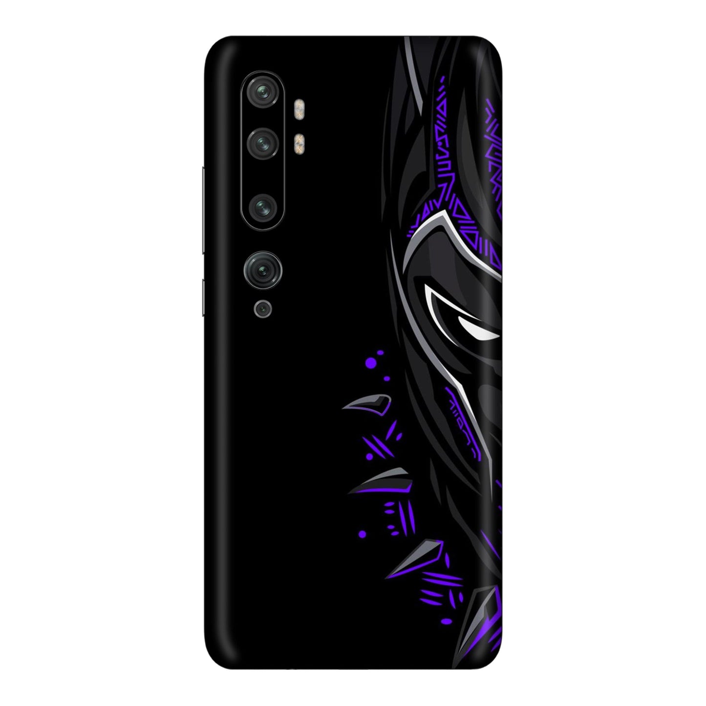 Neon Vibe Cat Mobile Skin For Mi Note 10