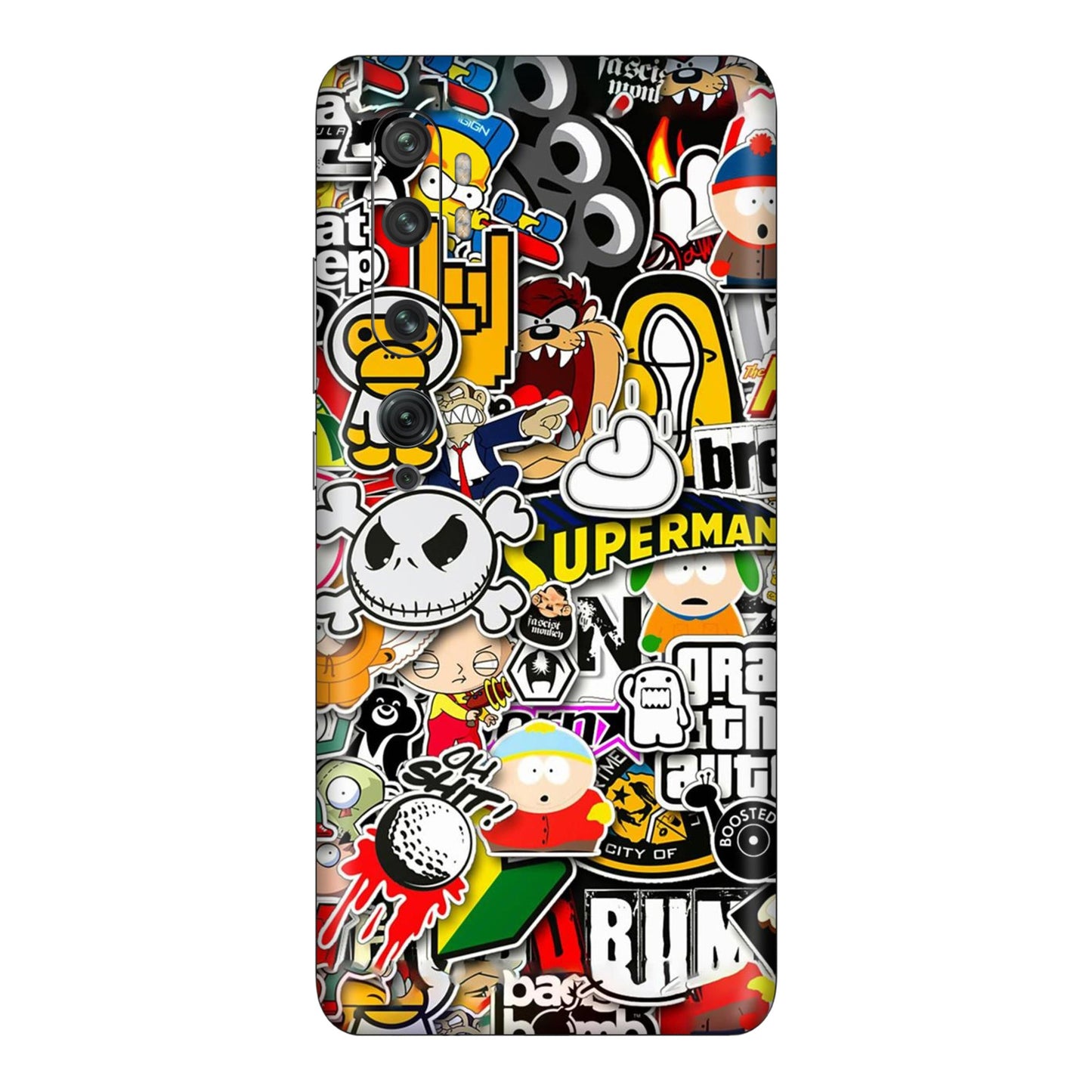 Sukuna Tongue Out Energy Mobile Skin For Mi Note 10