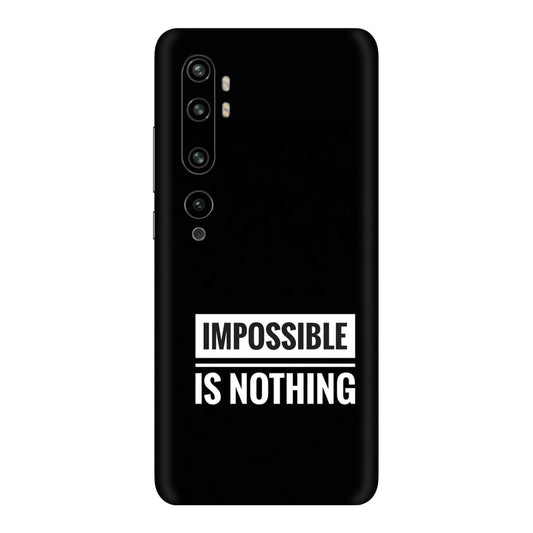 Motivational Text Mobile Skin For Mi Note 10 Pro