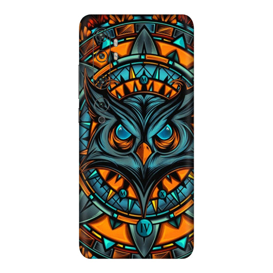 Spirit Owl Mandala Mobile Skin For Mi Note 10 Pro