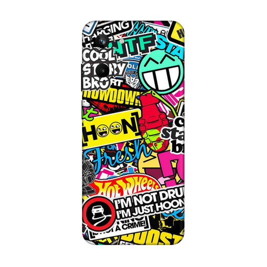 Hoonigan Sticker Bomb Mobile Skin For Realme 10 Pro 5g