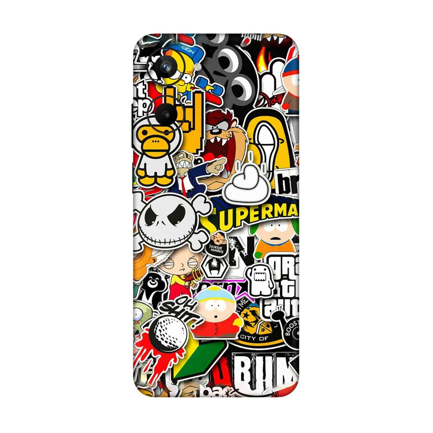 Sukuna Tongue Out Energy Mobile Skin For Realme 10 Pro 5g
