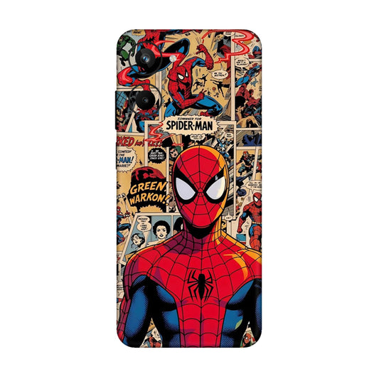 Vintage Comic Panel Spider Man Mobile Skin For Realme 10 Pro 5g
