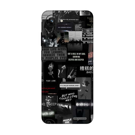Bad Day Dark Collage Mobile Skin For Realme 10 Pro 5g