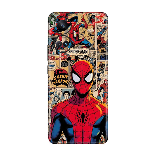 Vintage Comic Panel Spider Man Mobile Skin For Realme 10 Pro Plus 5g