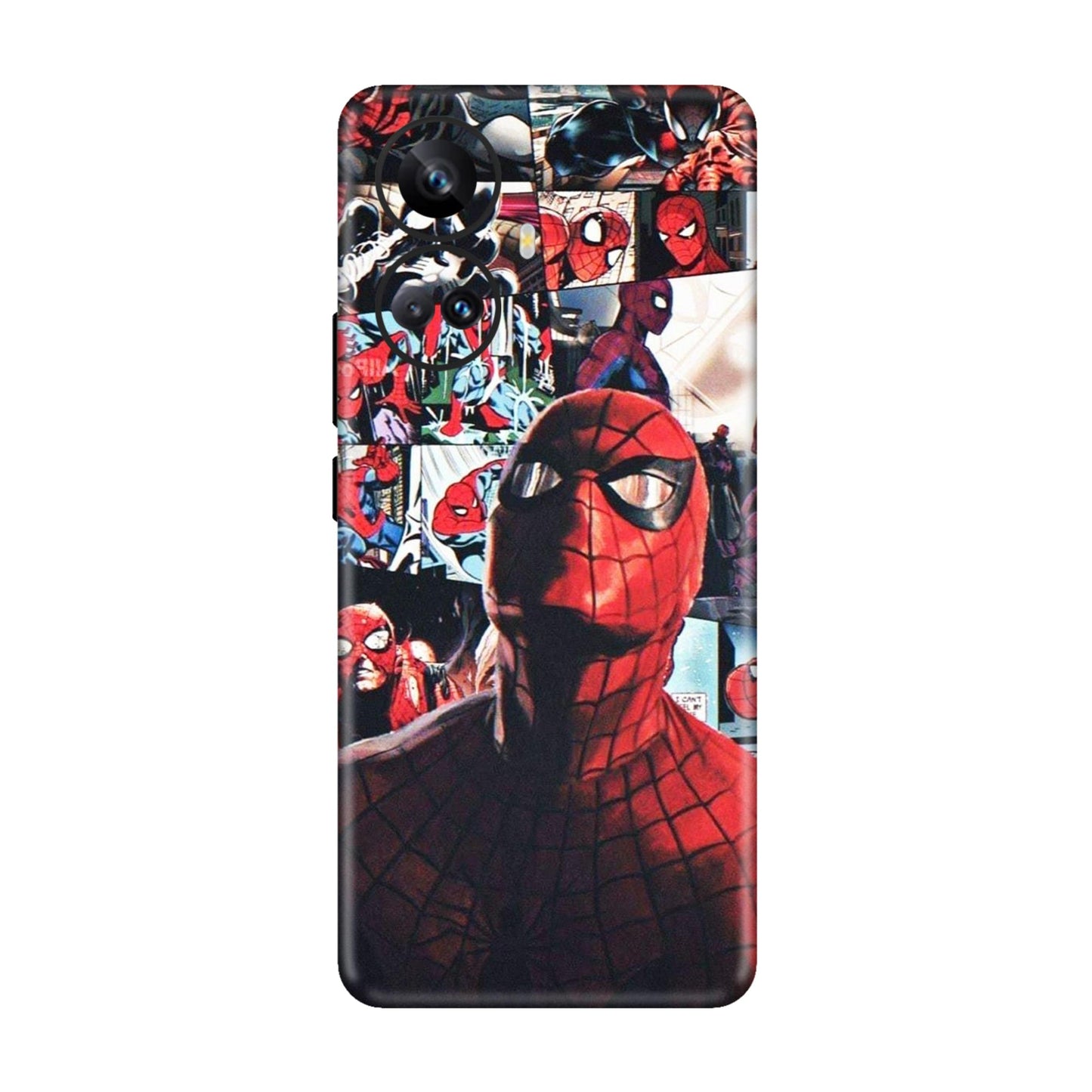 Vintage Spider Man Collage Mobile Skin For Realme 10 Pro Plus 5g