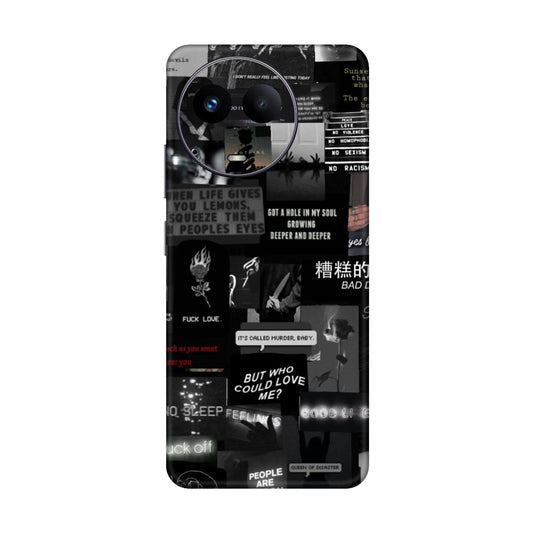 Bad Day Dark Collage Mobile Skin For Realme 11 5g