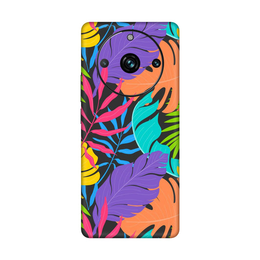 Neon Jungle Leaves Mobile Skin For Realme 11 Pro Plus