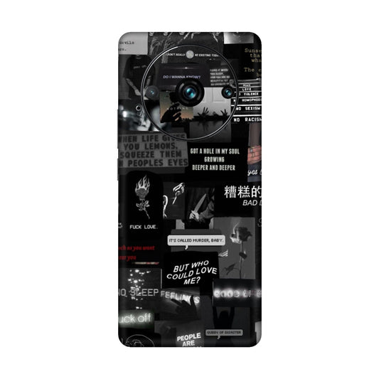 Bad Day Dark Collage Mobile Skin For Realme 11 Pro Plus