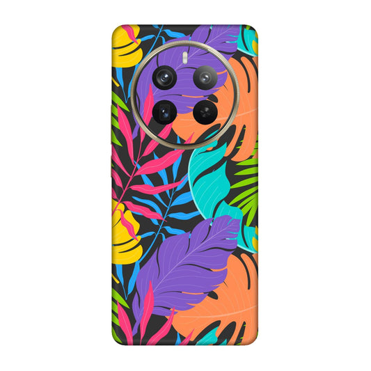 Neon Jungle Leaves Mobile Skin For Realme 12 Pro Plus 5g