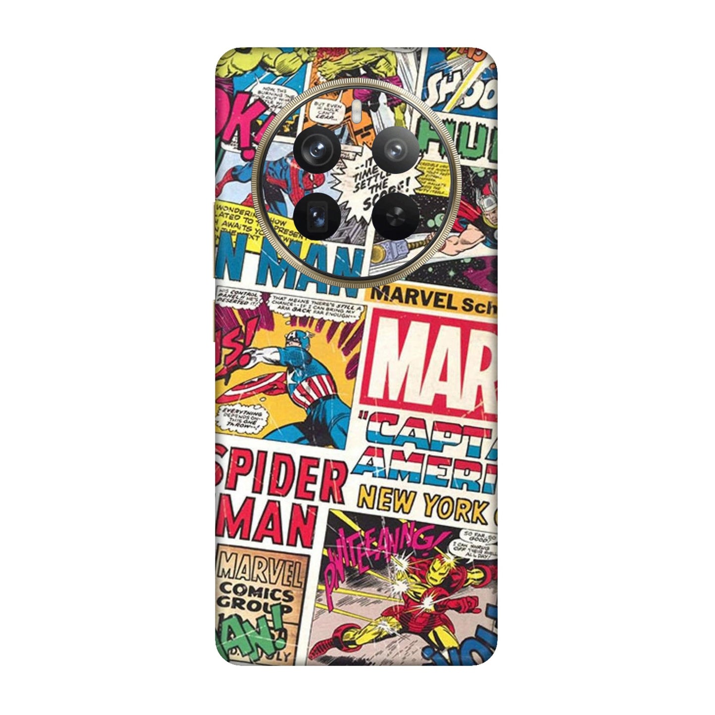 Vintage Marvel Comic Bomb Mobile Skin For Realme 12 Pro Plus 5g