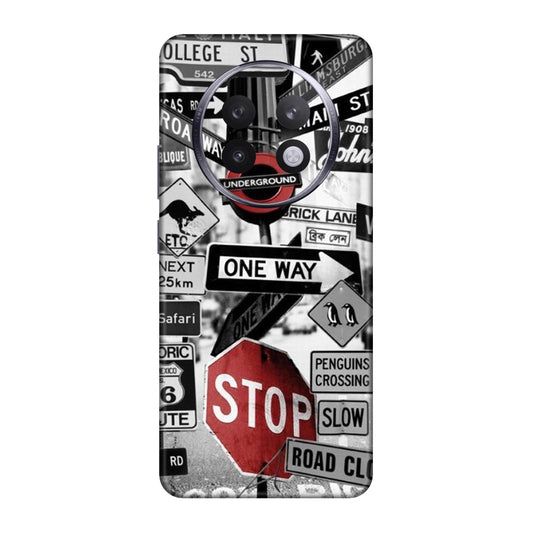 Global Urban Sign Bomb Mobile Skin For Realme 13 Plus 5g