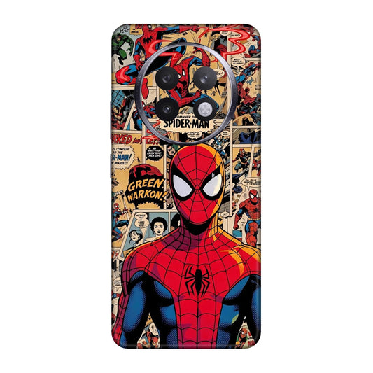 Vintage Comic Panel Spider Man Mobile Skin For Realme 13 Plus 5g