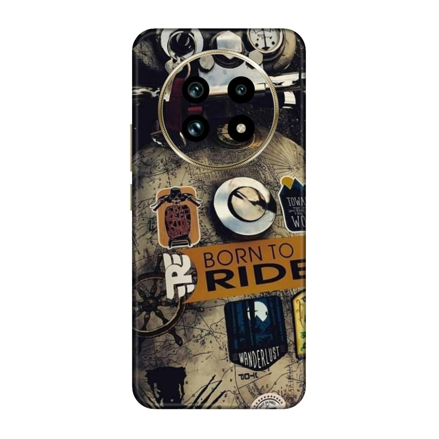 Born to Ride World Map Mobile Skin For Realme 13 Pro Plus 5g