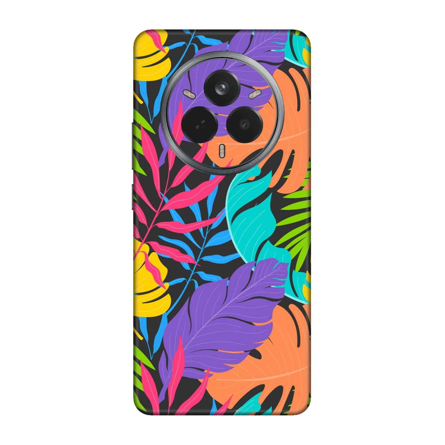 Neon Jungle Leaves Mobile Skin For Realme 14 Pro 5g