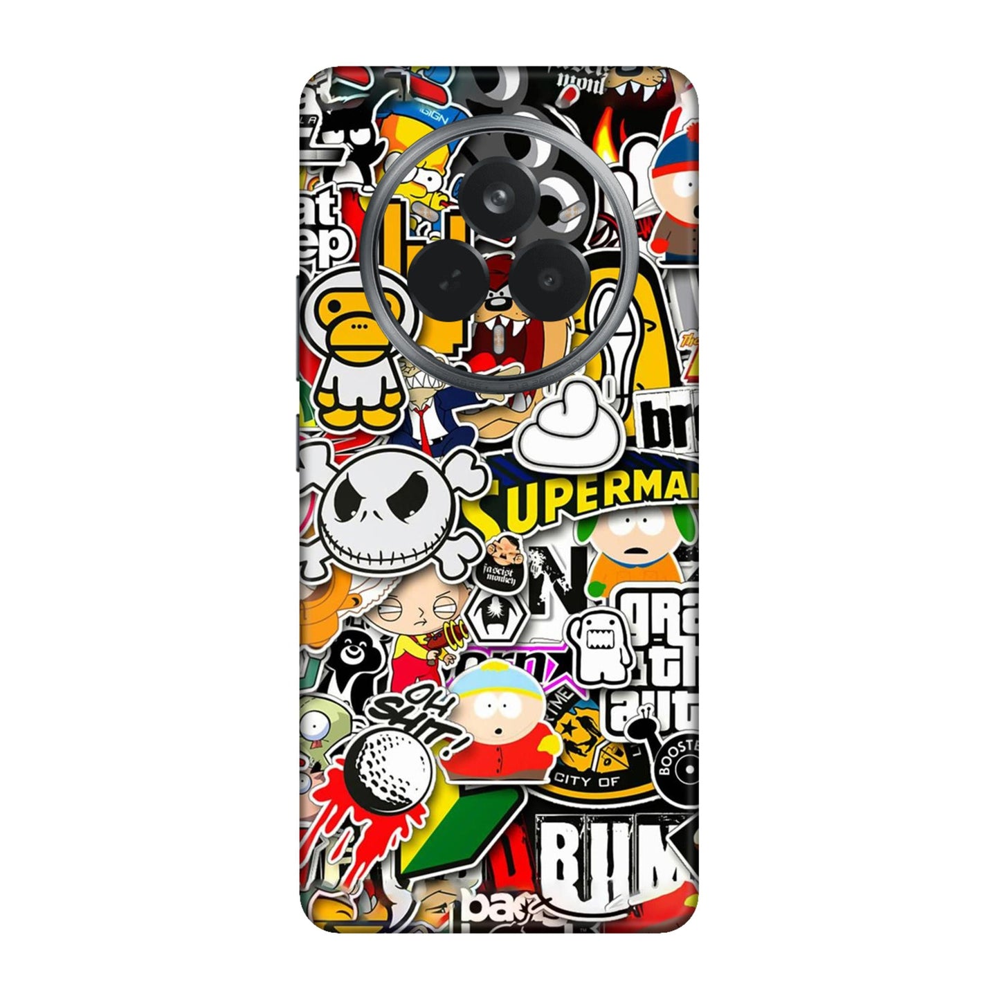 Sukuna Tongue Out Energy Mobile Skin For Realme 14 Pro 5g