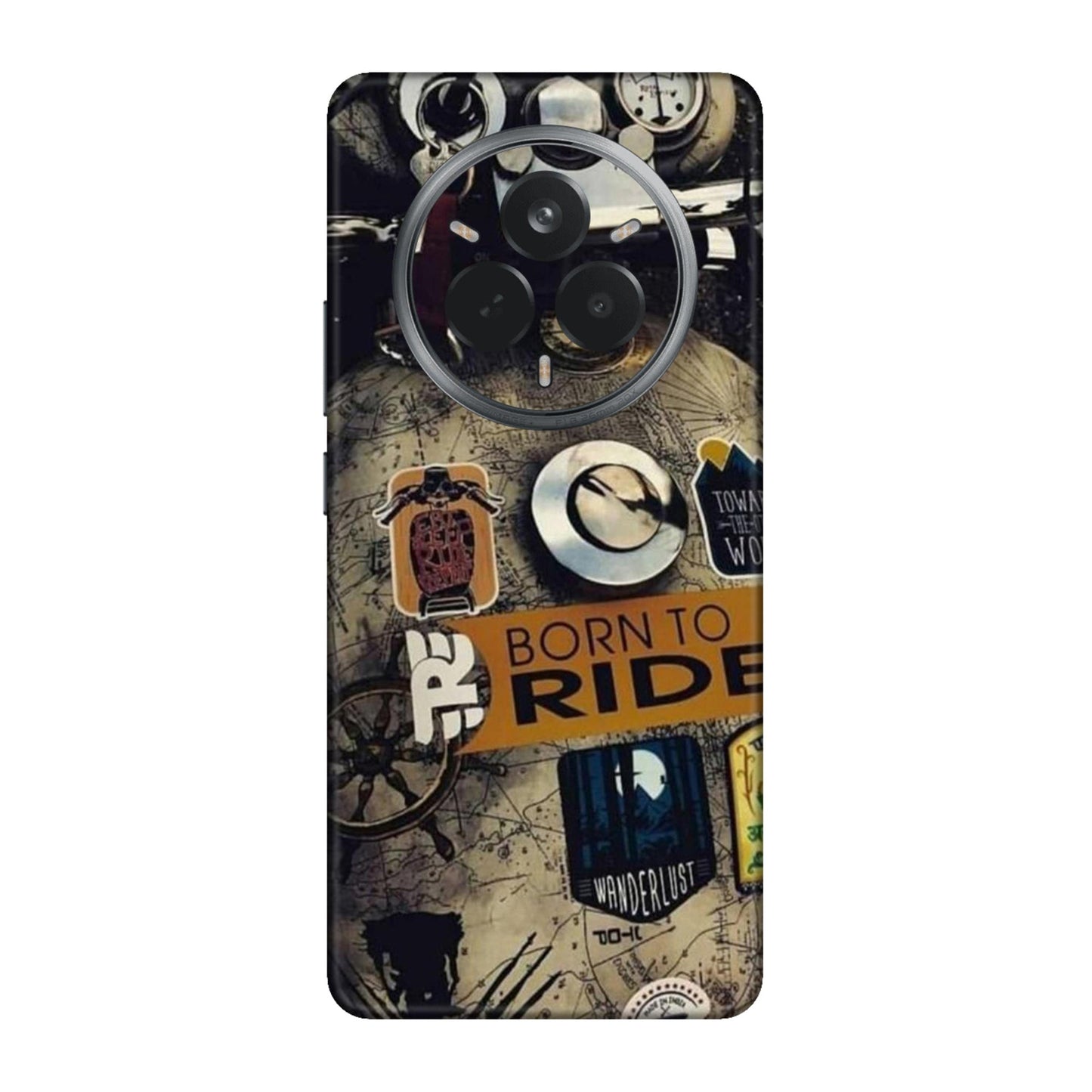 Born to Ride World Map Mobile Skin For Realme 14 Pro 5g