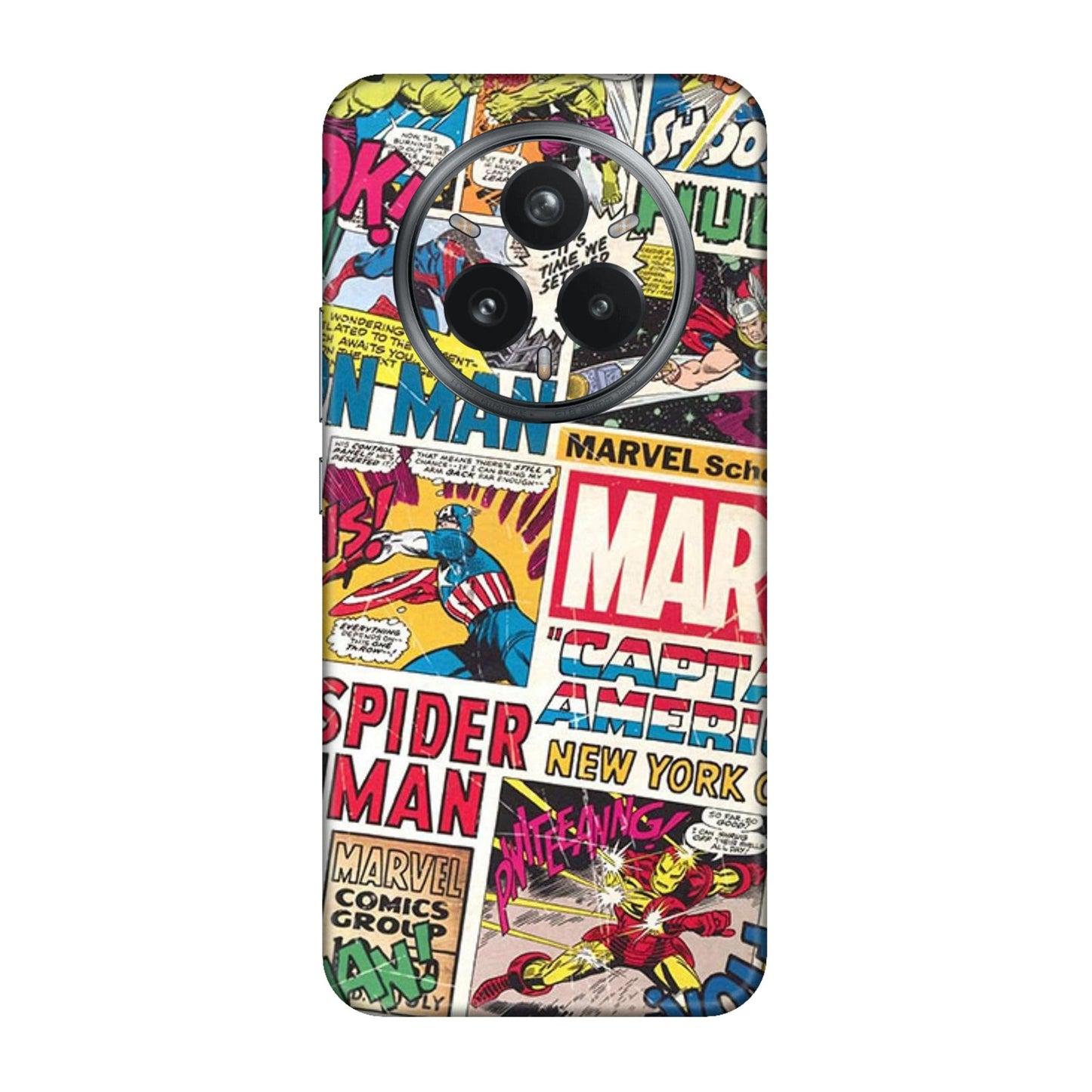 Vintage Marvel Comic Bomb Mobile Skin For Realme 14 Pro Plus 5g