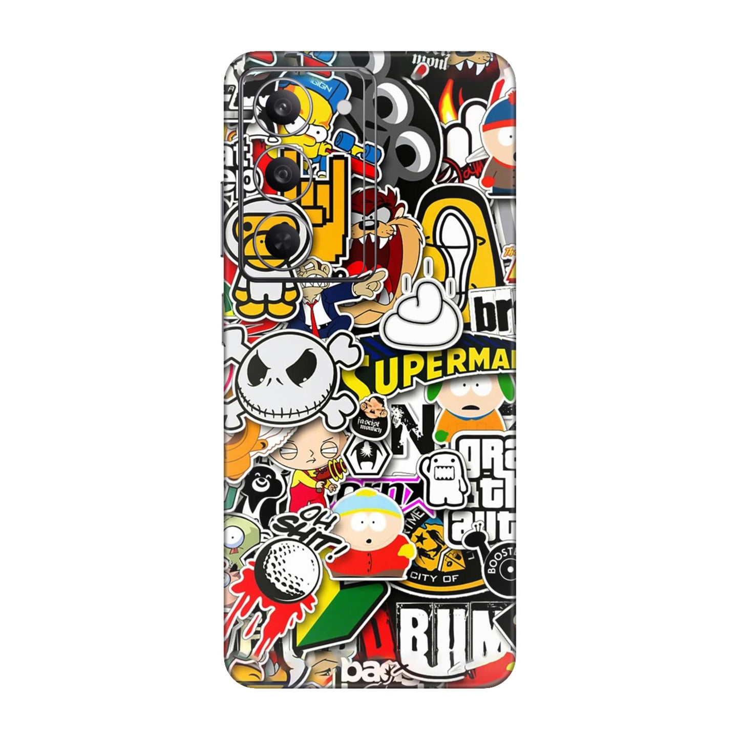 Sukuna Tongue Out Energy Mobile Skin For Realme 14x 5g