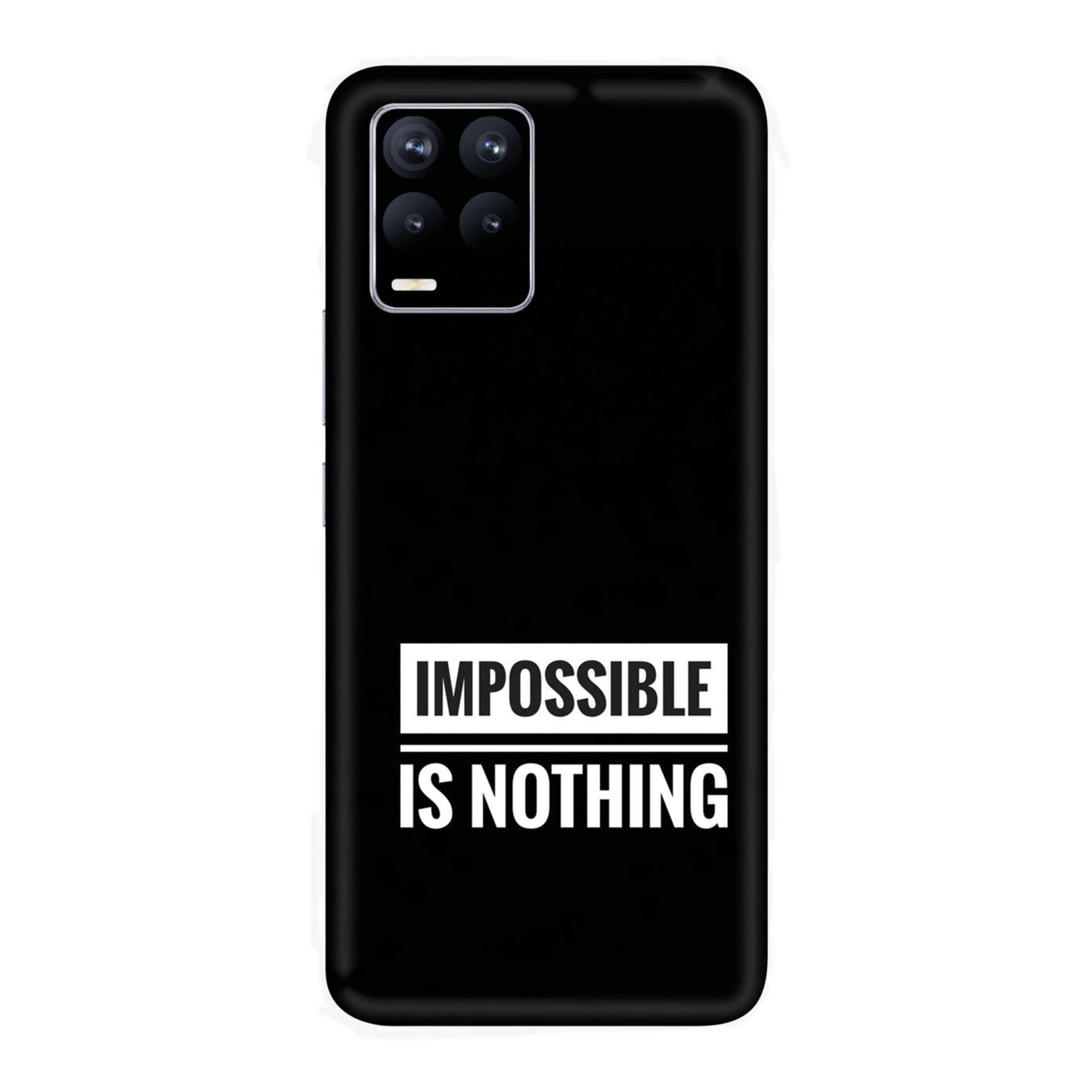 Motivational Text Mobile Skin For Realme 8