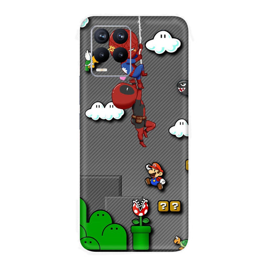 Saiyan Contrast Power Mobile Skin For Realme 8