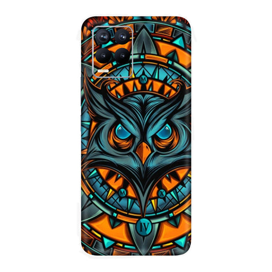 Spirit Owl Mandala Mobile Skin For Realme 8
