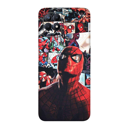 Vintage Spider Man Collage Mobile Skin For Realme 8i