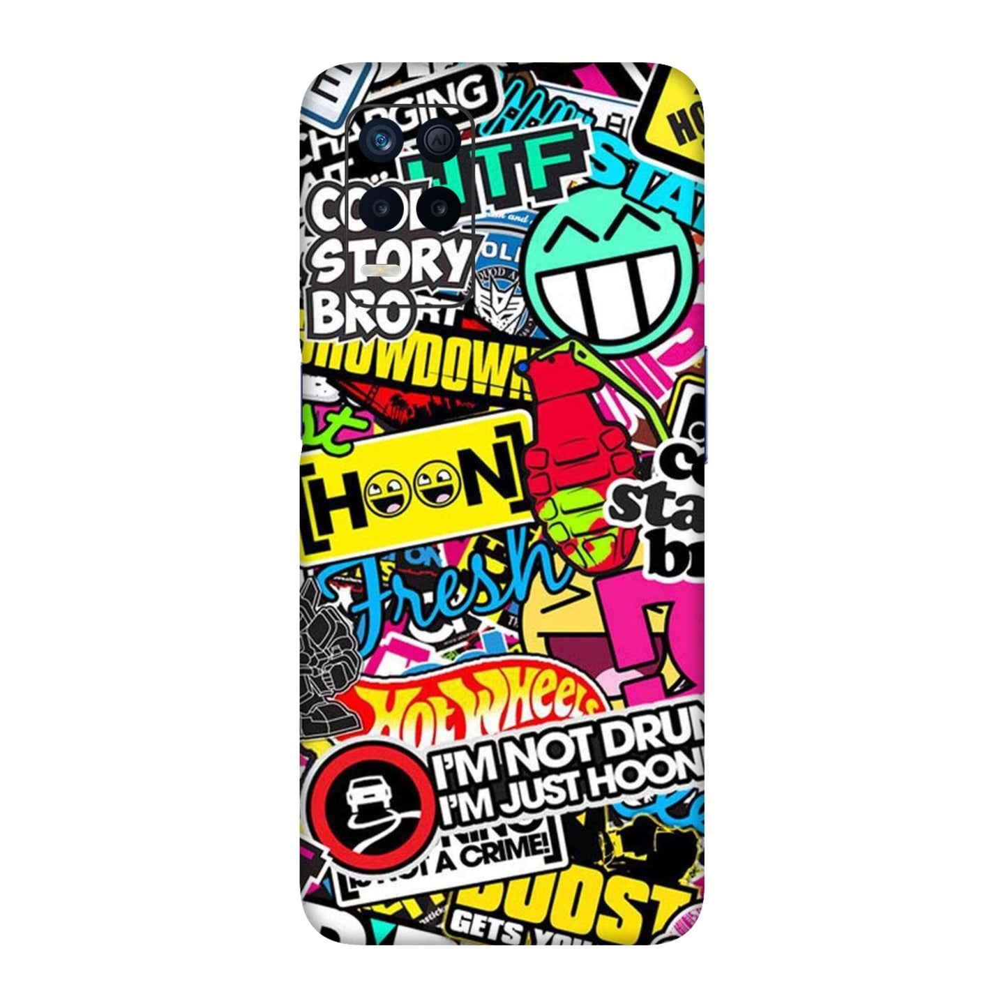 Hoonigan Sticker Bomb Mobile Skin For Realme 9 5g