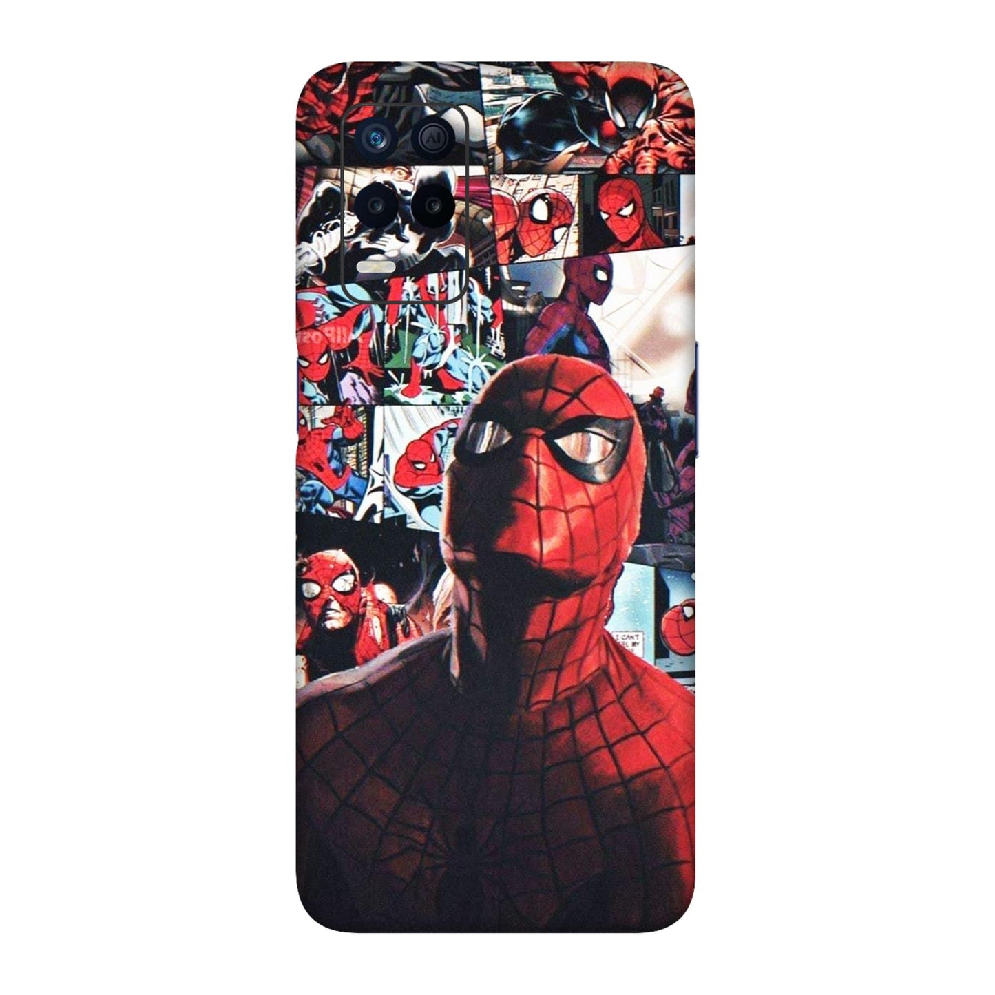 Vintage Spider Man Collage Mobile Skin For Realme 9 5g