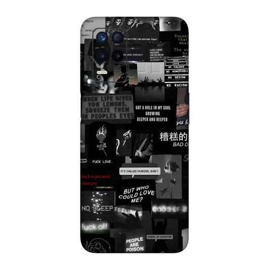 Bad Day Dark Collage Mobile Skin For Realme 9 5g