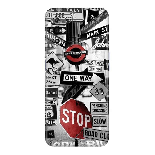 Global Urban Sign Bomb Mobile Skin For Realme 9Se 5g