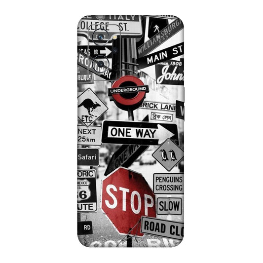 Global Urban Sign Bomb Mobile Skin For Realme 9i