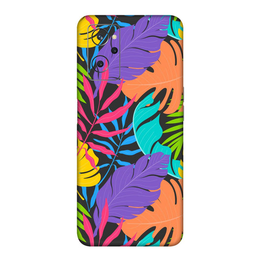 Neon Jungle Leaves Mobile Skin For Realme 9i