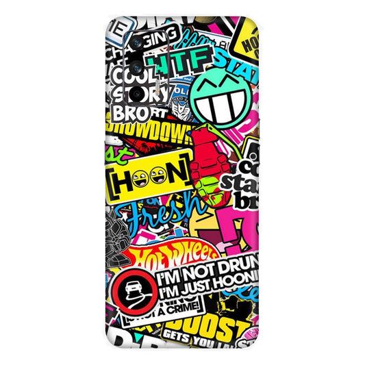 Hoonigan Sticker Bomb Mobile Skin For Realme GT 5g