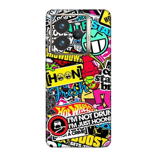 Hoonigan Sticker Bomb Mobile Skin For Realme GT 7 Pro 5g