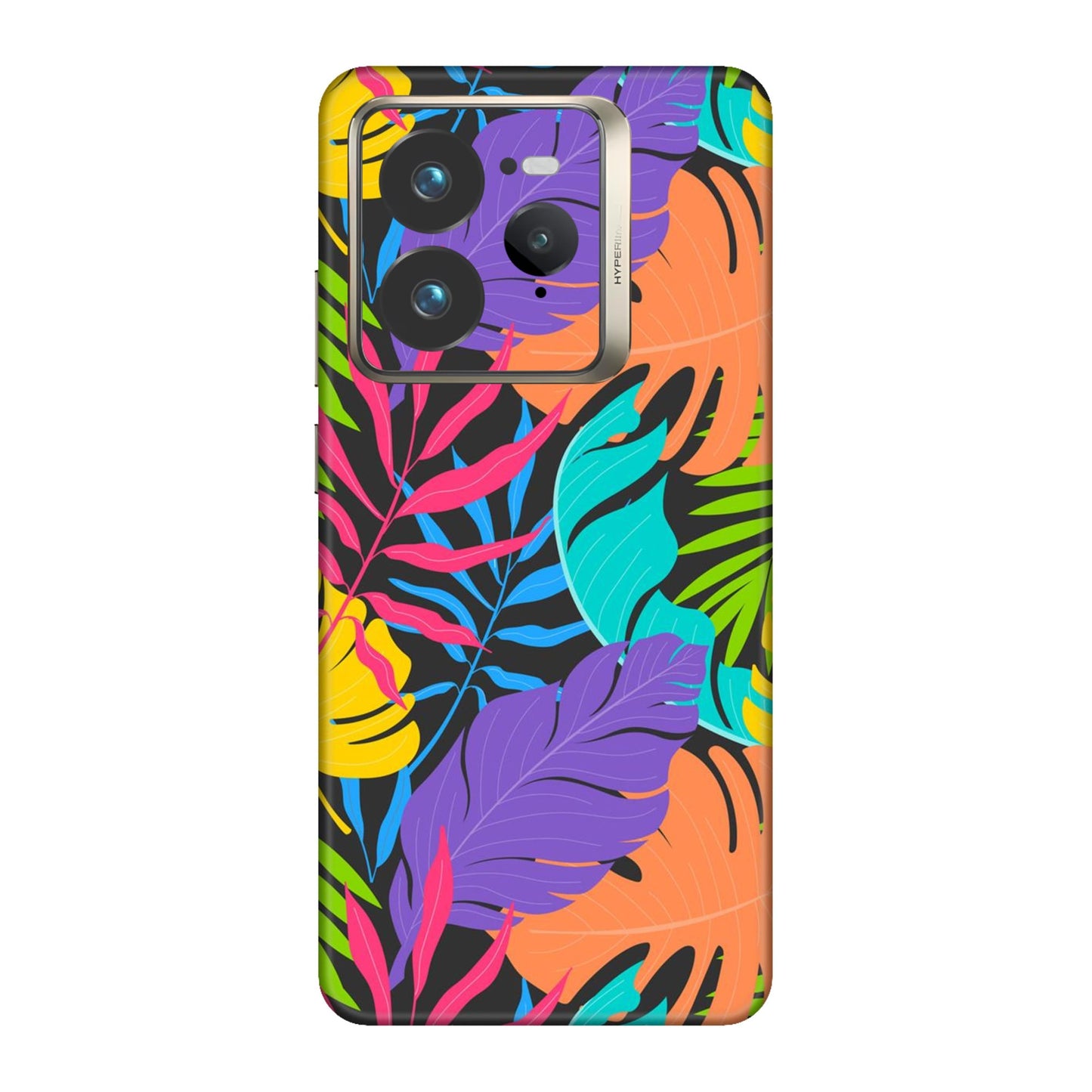 Neon Jungle Leaves Mobile Skin For Realme GT 7 Pro 5g