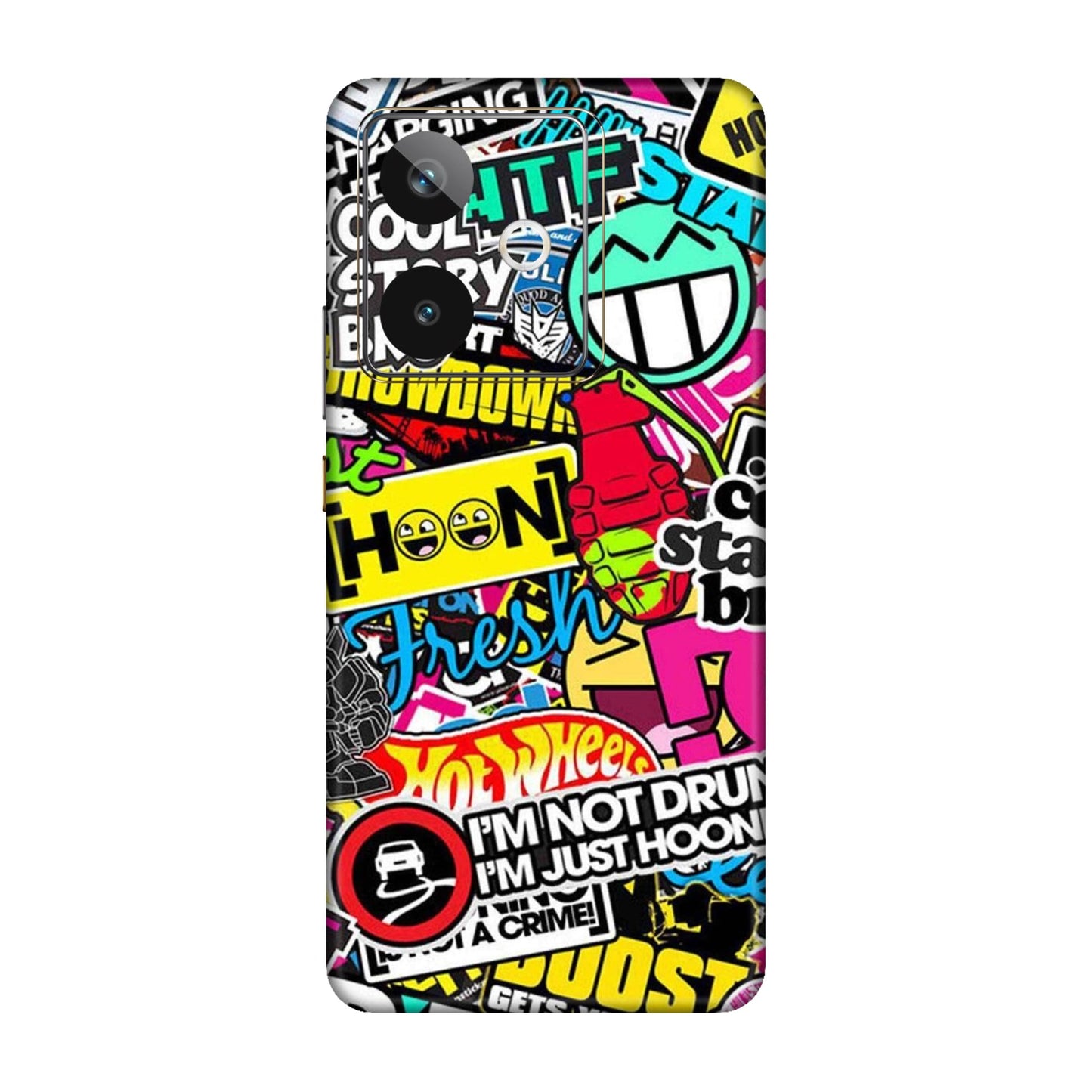 Hoonigan Sticker Bomb Mobile Skin For Realme GT 7T 5g