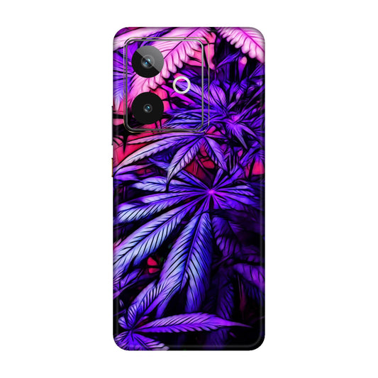 Neon Purple Herb Mobile Skin For Realme GT 7T 5g