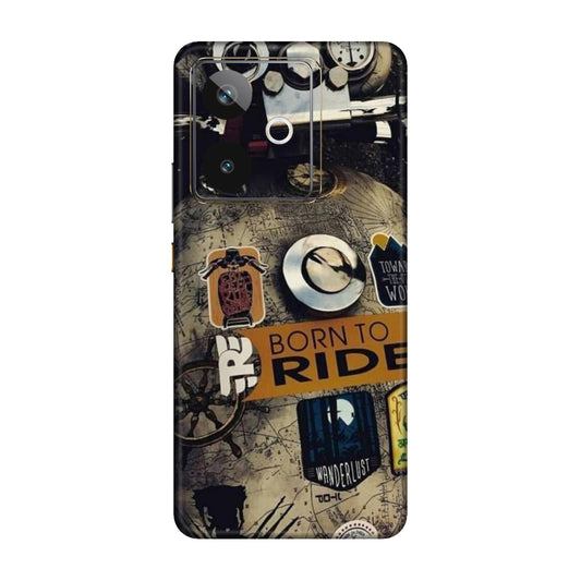 Born to Ride World Map Mobile Skin For Realme GT 7T 5g