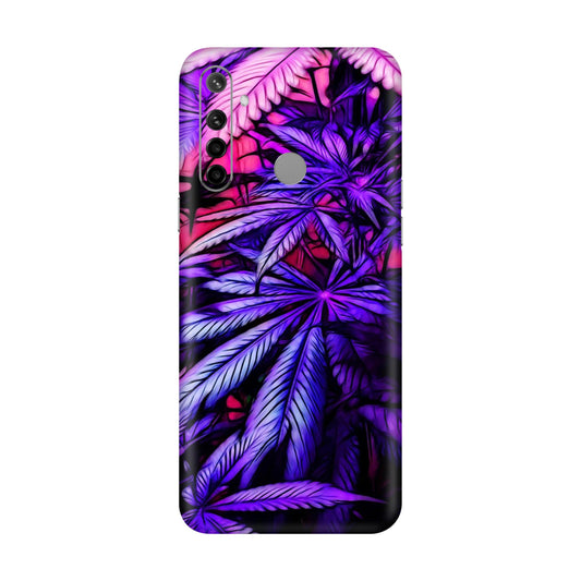 Neon Purple Herb Mobile Skin For Realme Narzo 10