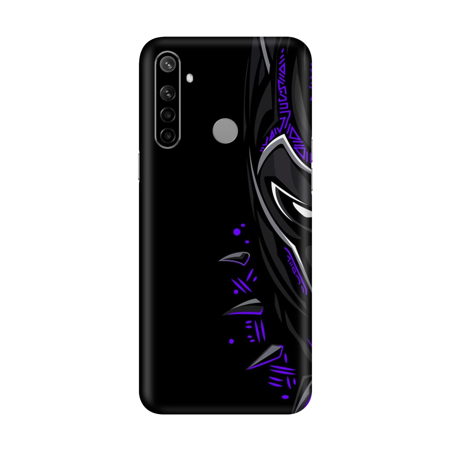 Neon Vibe Cat Mobile Skin For Realme Narzo 10