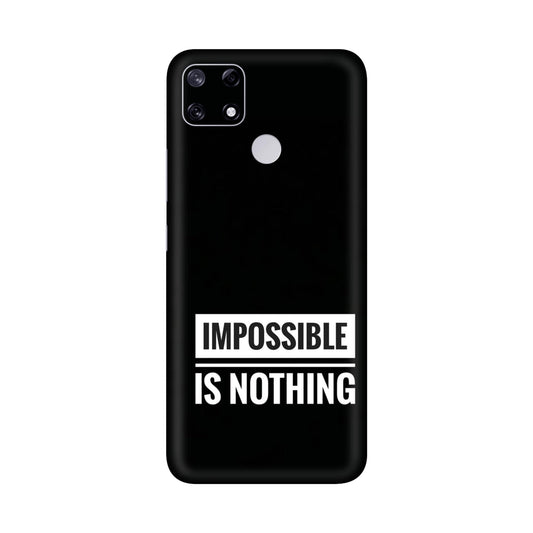 Motivational Text Mobile Skin For Realme Narzo 20